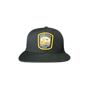 Salty Crew Rod & Gun Club Black SnapBack Adjustable Hat The Classics Yupoong